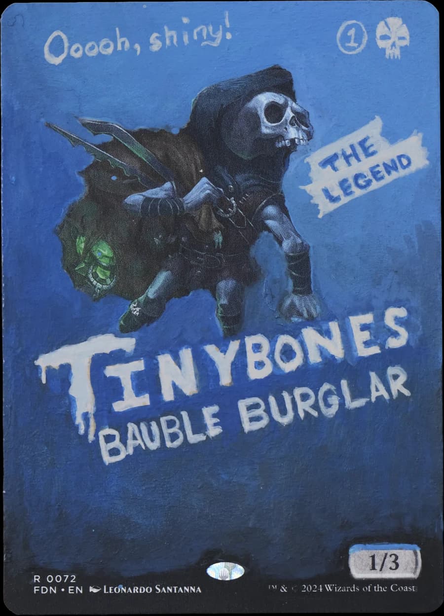 Tiny Bones Bauble Burglar sample alter.